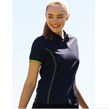 Load image into Gallery viewer, Bocini Stitch Feature Essentials Short Sleeve Womens Polo