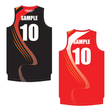 Load image into Gallery viewer, Sublimated Reversible Basketball Top