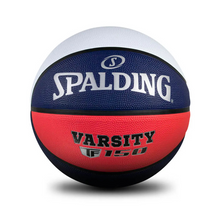 Load image into Gallery viewer, Spalding Varsity TF150 Red/White/Blue Outdoor Basketball Size 7