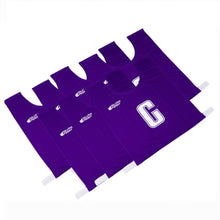 Load image into Gallery viewer, Silver Fern 7v7 Senior Elastic Netball Bibs