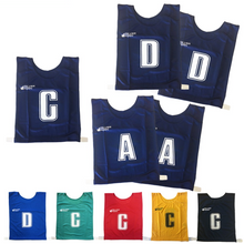 Load image into Gallery viewer, Silver Fern 6v6 Junior Elastic Netball Bibs
