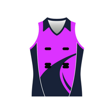 Load image into Gallery viewer, Sublimated Sleeveless Netball Top