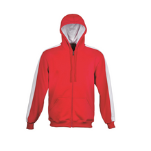 Load image into Gallery viewer, Unisex Adults Contrast Fleece Zip Through Hoodie
