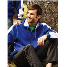 Load image into Gallery viewer, Unisex Adults Contrast Fleece Zip Through Hoodie

