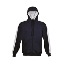 Load image into Gallery viewer, Kids Contrast Fleece Zip Through Hoodie
