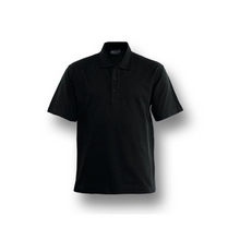 Load image into Gallery viewer, Kids Plain Colour Poly Face Cotton Backing Short Sleeve Polo
