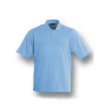 Load image into Gallery viewer, Kids Plain Colour Poly Face Cotton Backing Short Sleeve Polo
