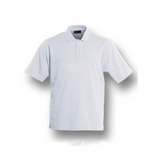 Load image into Gallery viewer, Kids Plain Colour Poly Face Cotton Backing Short Sleeve Polo
