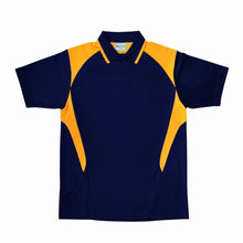Load image into Gallery viewer, Bocini Honeycomb Contrast Panel Polo Kids
