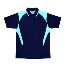 Load image into Gallery viewer, Bocini Honeycomb Contrast Panel Polo Kids
