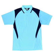Load image into Gallery viewer, Bocini Honeycomb Contrast Panel Polo Kids
