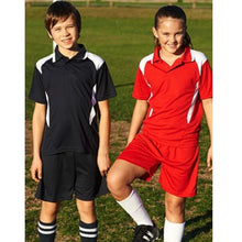 Load image into Gallery viewer, Bocini Honeycomb Contrast Panel Polo Kids

