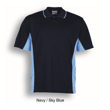 Load image into Gallery viewer, Bocini Breezeway Panel Polo Mens
