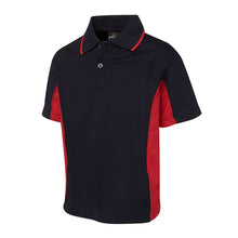 Load image into Gallery viewer, Contrast Panel Polo Kids Sizes
