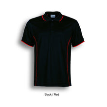 Load image into Gallery viewer, Bocini Stitch Feature Essentials S/S Polo Mens
