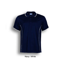 Load image into Gallery viewer, Bocini Stitch Feature Essentials S/S Polo Mens
