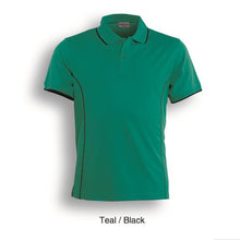 Load image into Gallery viewer, Bocini Stitch Feature Essentials S/S Polo Mens

