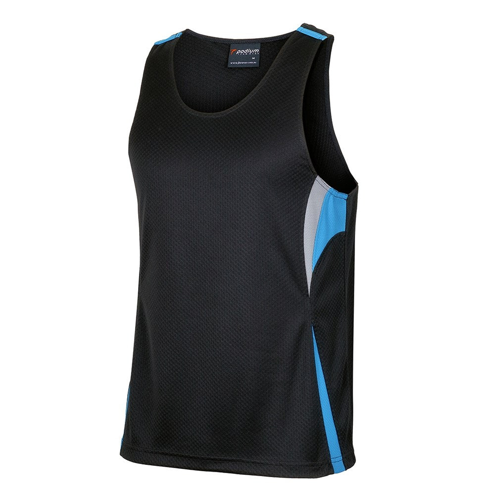 Podium Cool Jacquard Singlet Adults