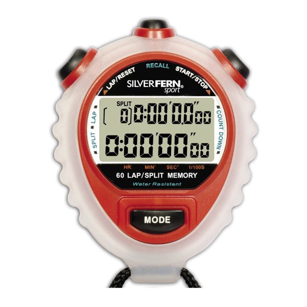 Silver Fern 60 Lap Stop Watch