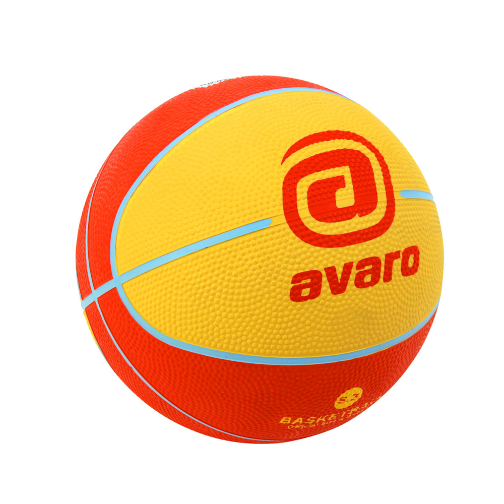 Avaro Club Basketball Orange/Yellow Size 3