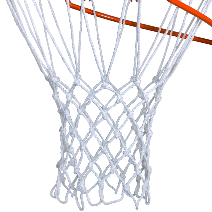 Basketball/Netball Net - Nylon Heavy Duty - White