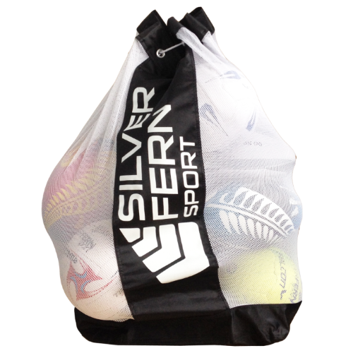 Silver Fern Large Premium Ball Bag With Mesh