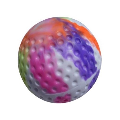 Silver Fern Dimpled Rainbow Hockey Ball