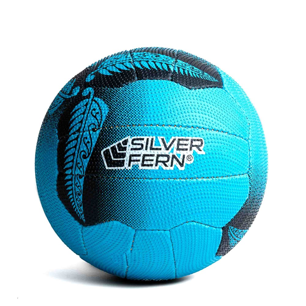 Silver Fern Tui Junior Match Netball Size 4 Blue/Black