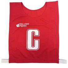 Load image into Gallery viewer, Silver Fern 7v7 Senior Elastic Netball Bibs
