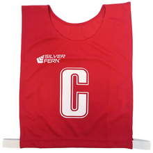 Load image into Gallery viewer, Silver Fern 6v6 Junior Elastic Netball Bibs
