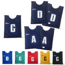 Load image into Gallery viewer, Silver Fern 6v6 Junior Elastic Netball Bibs
