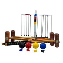 Load image into Gallery viewer, Easy Days Vintage Wooden Family Croquet Set

