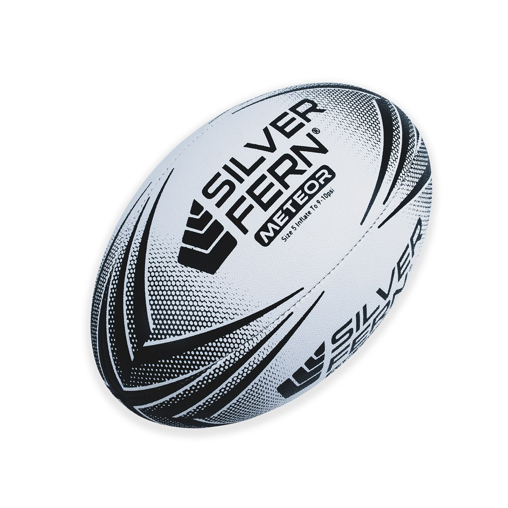 Silver Fern Meteor Match Rugby Ball Size 5