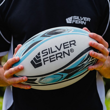 Load image into Gallery viewer, Silver Fern Rugby League Training Ball Size 5
