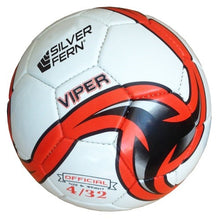 Load image into Gallery viewer, Silver Fern Viper Soccer Ball Size 4
