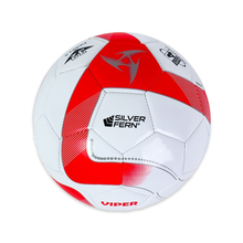 Load image into Gallery viewer, Silver Fern Viper Soccer Ball Size 4
