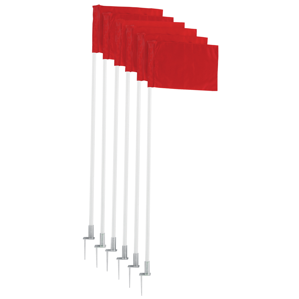 Silver Fern Corner Post Flags - Set Of 6