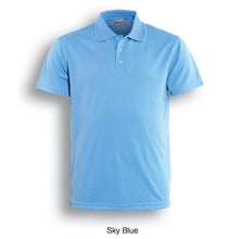 Load image into Gallery viewer, Bocini Micromesh Polyester Plain Polo Mens
