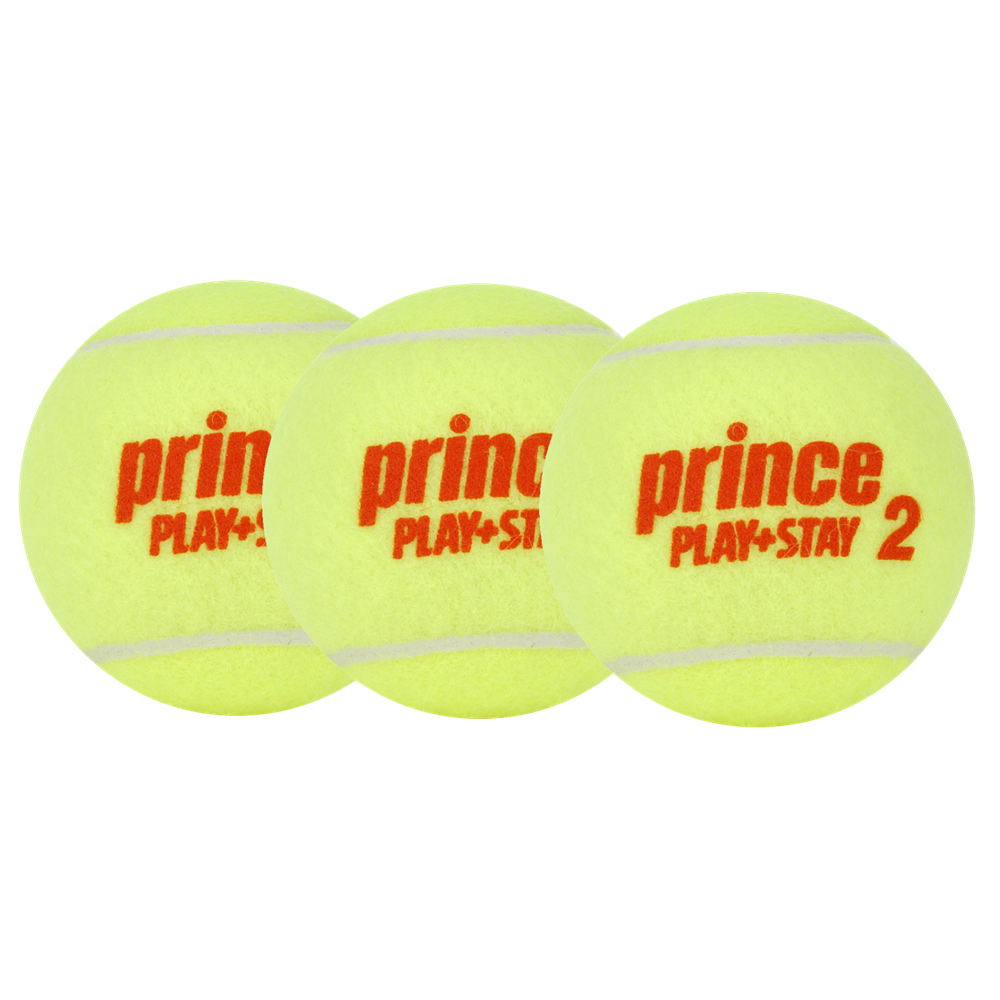 Prince Play & Stay Stage 2 Orange Coaching Balls - Pack Of 3