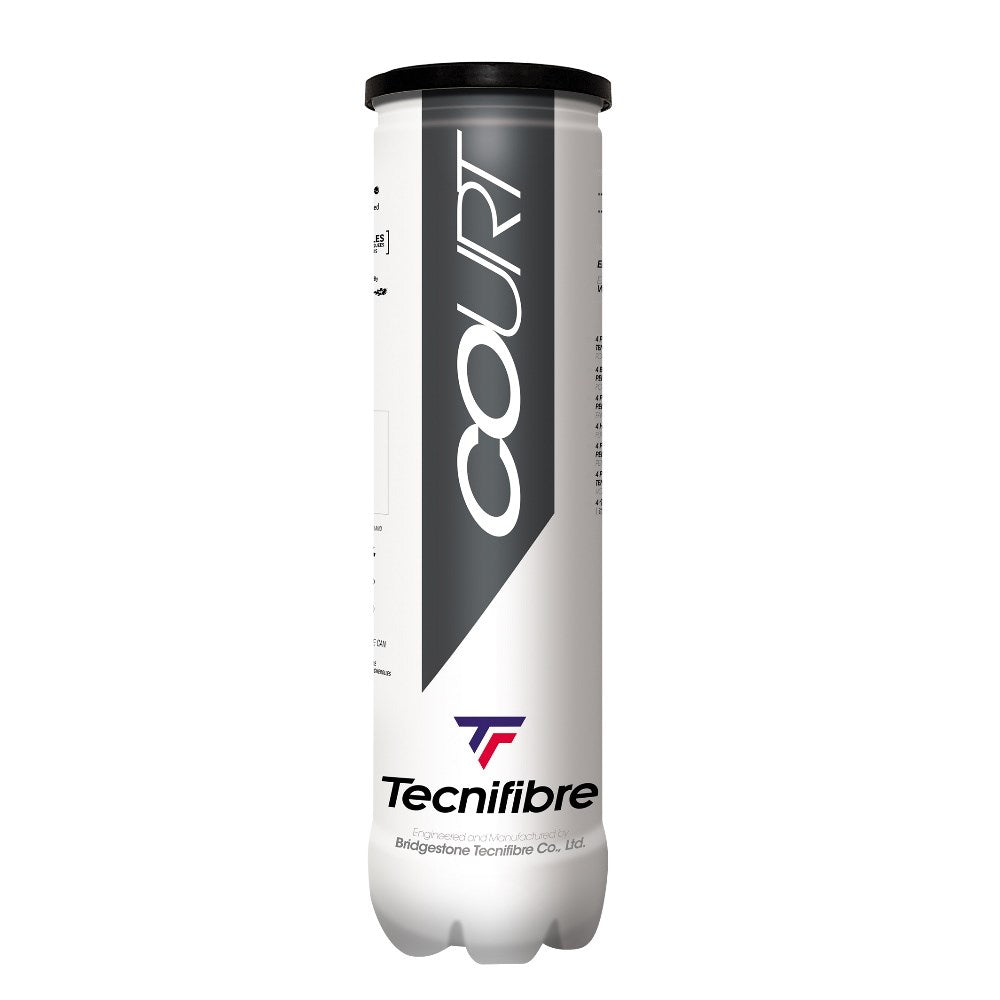 Tecnifibre Court Tennis Ball - 4 Ball Can