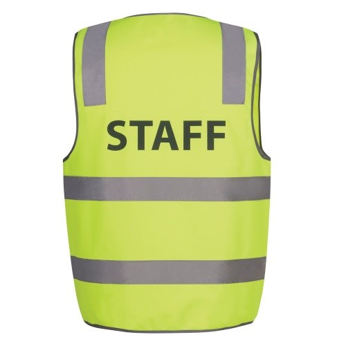 Adults Day/Night Staff Hi Vis Vest Lime