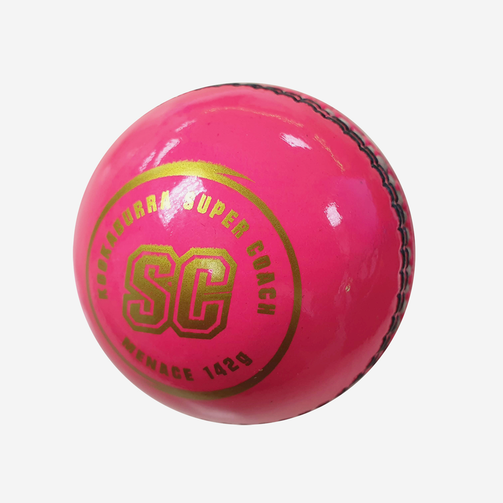 Kookaburra Menace Cricket Ball 142g Pink