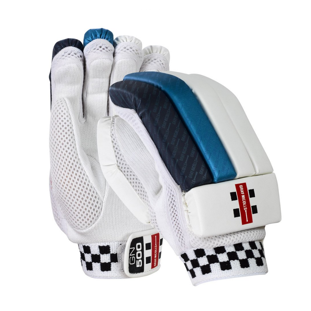 Gray-Nicolls GN500 Batting Gloves Blue Youth
