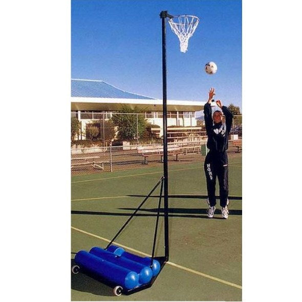 Deluxe Freestanding Mobile Netball System – Edsports NZ