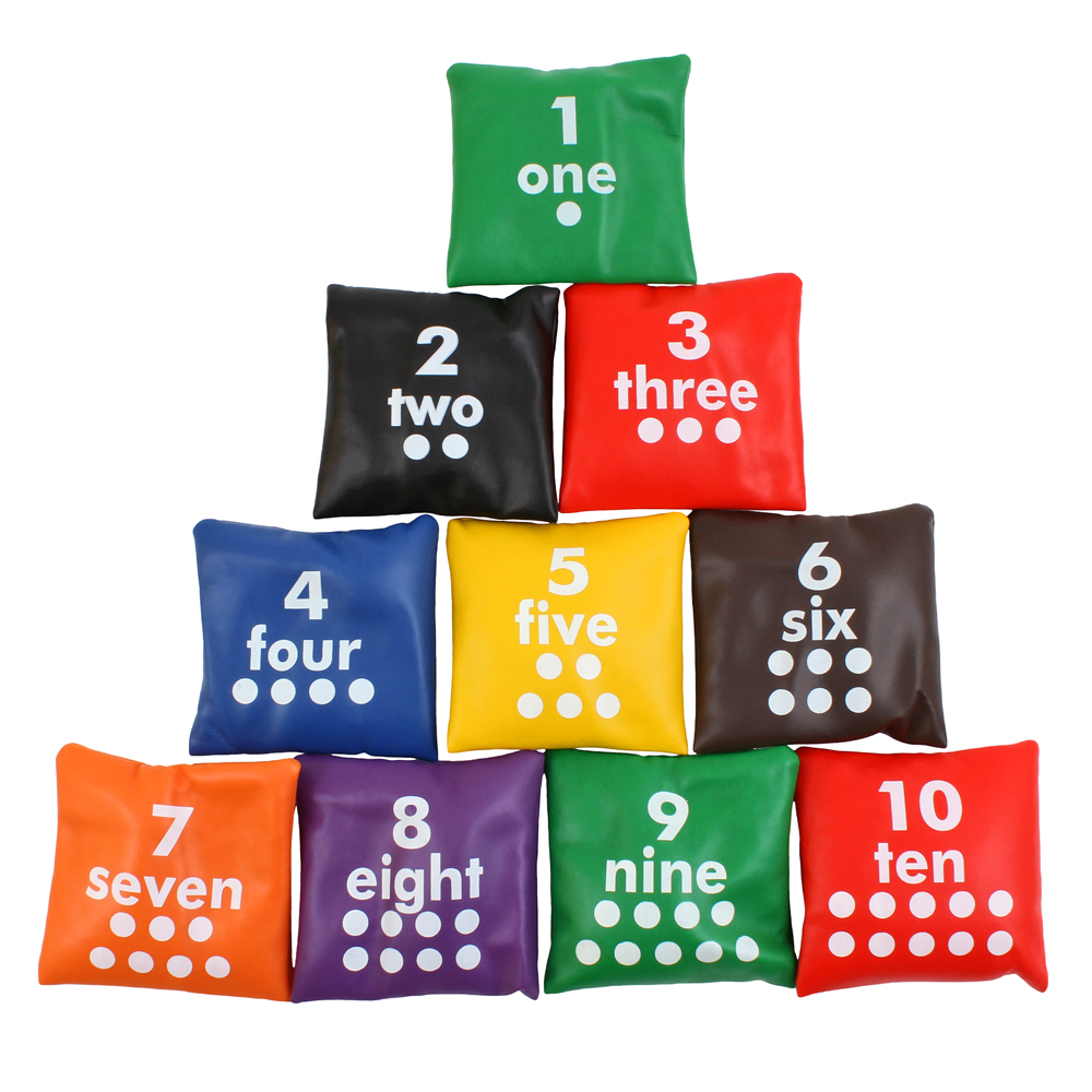 Numbered Bean Bags Set Of 10