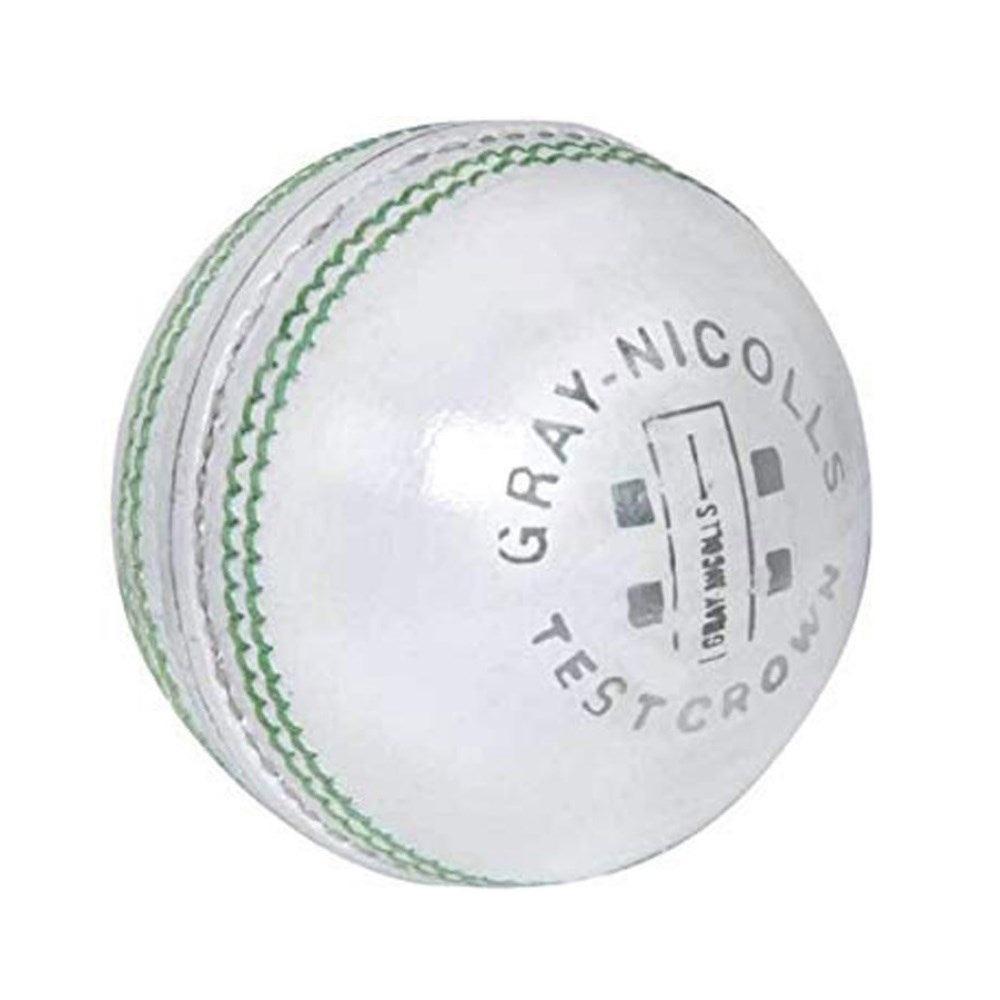 Gray-Nicolls Leather Test Crown 2pc Cricket Ball White 156g