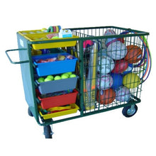 Load image into Gallery viewer, Powdercoated Sports Trolley Only With Bins &amp; Totes
