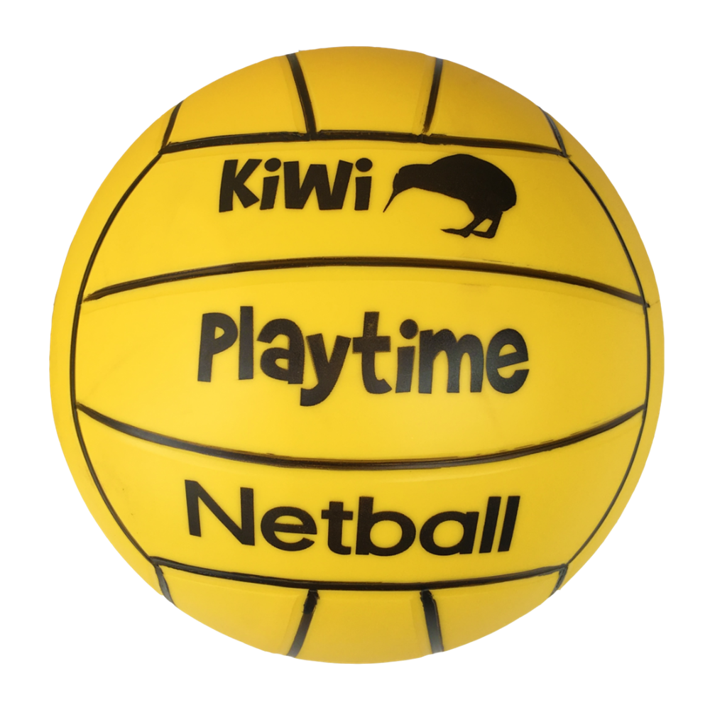 Kiwisport Yellow PVC Netball
