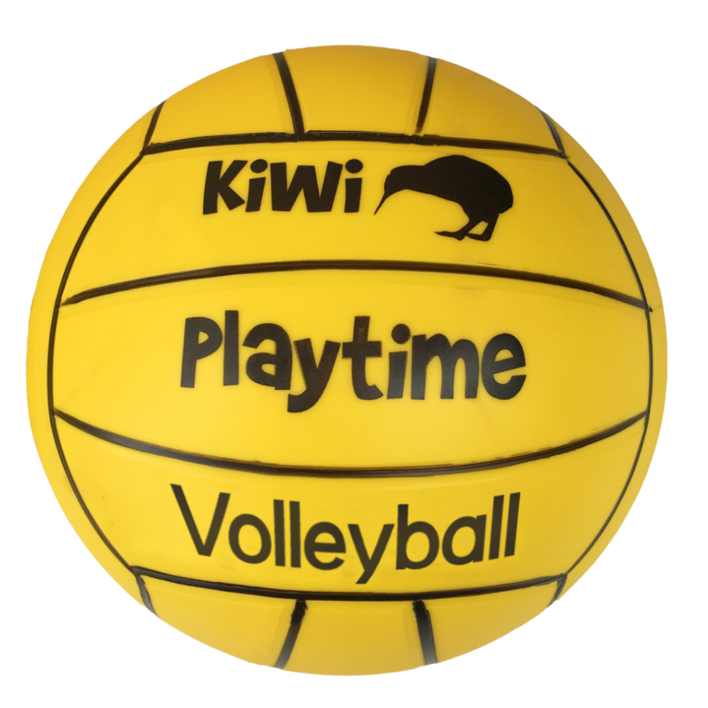 Kiwisport Yellow PVC Volleyball