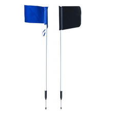 Load image into Gallery viewer, Silver Fern Rugby Sideline Pole With PVC Flag - 1250mm
